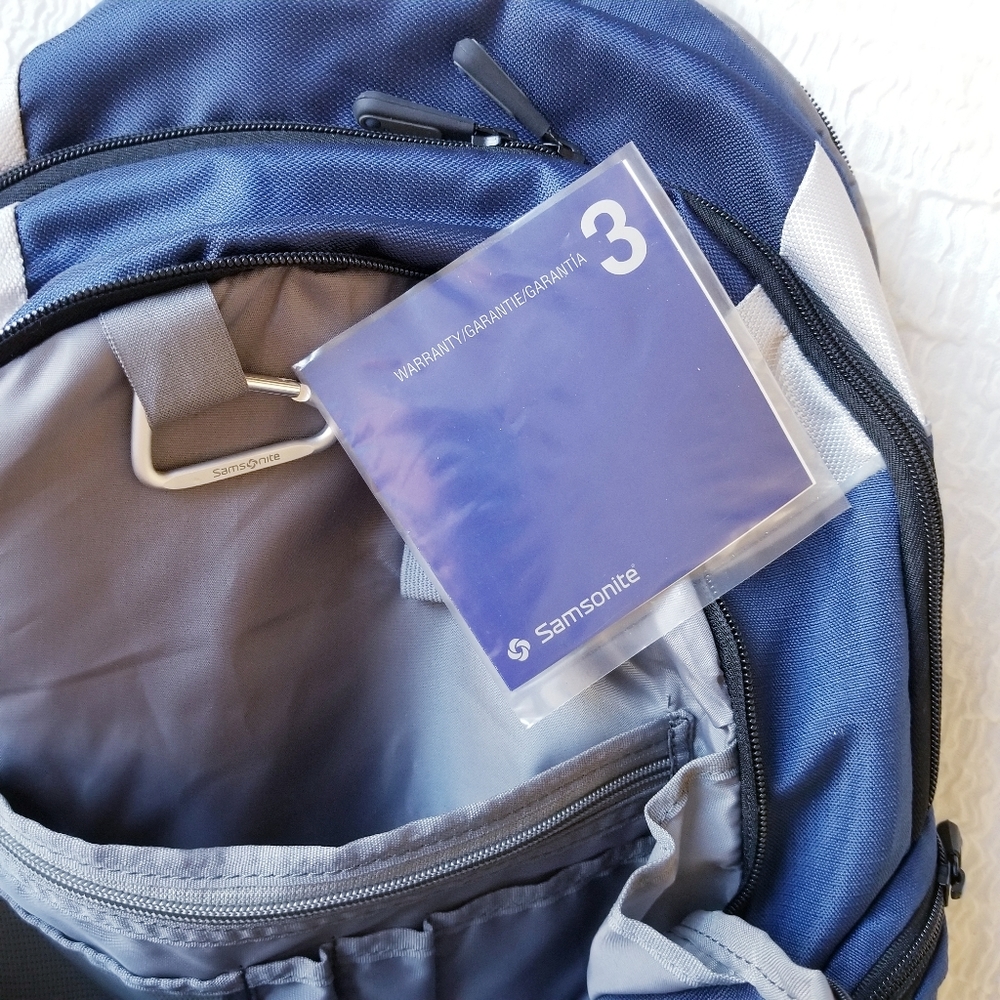 Samsonite Blue University Backpack - Picture 7 of 12